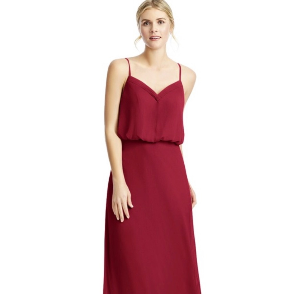 Azazie Rebecca Burgundy Bridesmaid Dress